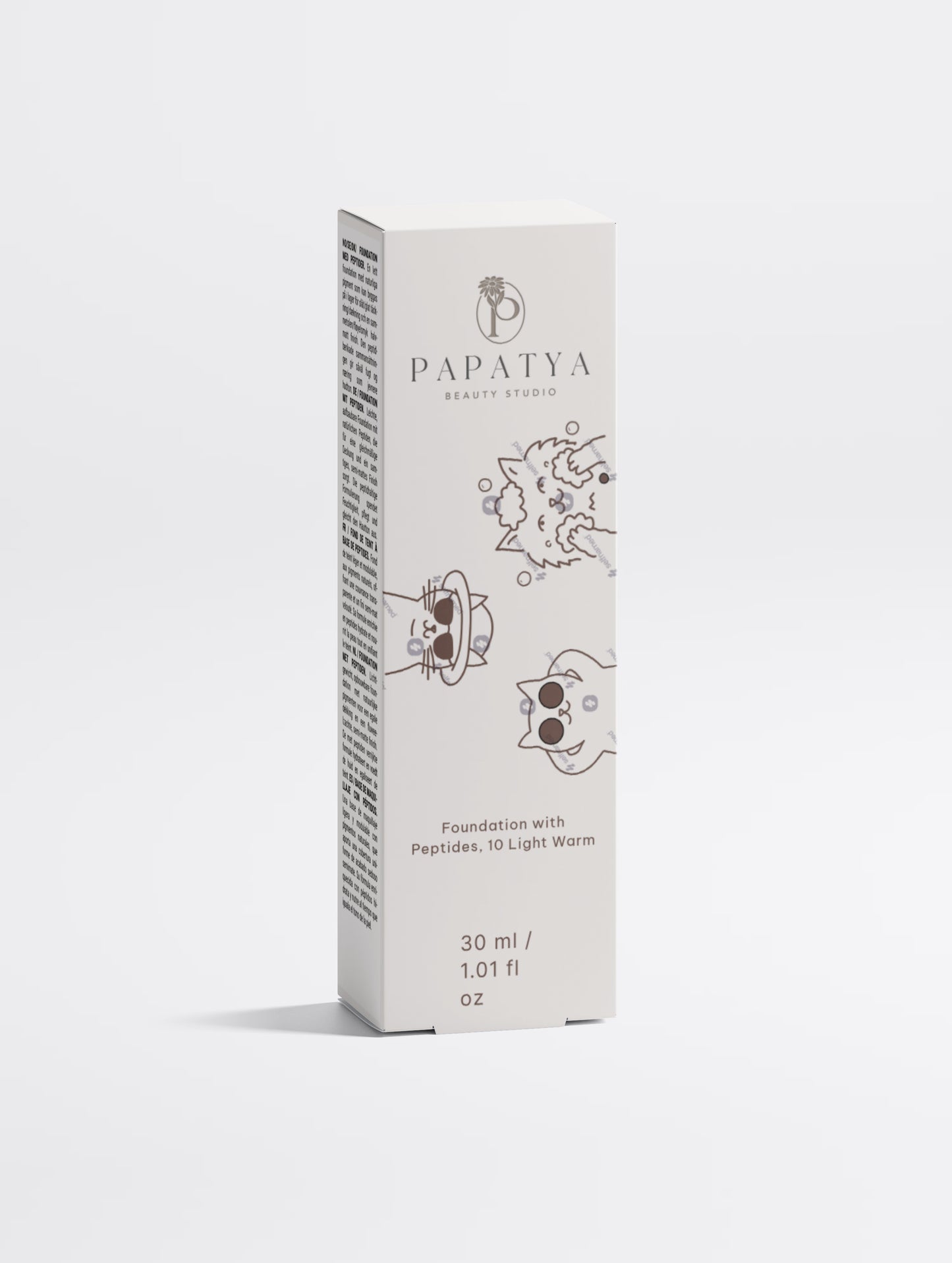 Foundation with Peptides, 10 Light Warm