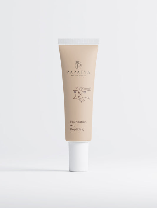 Foundation with Peptides, 10 Light Warm