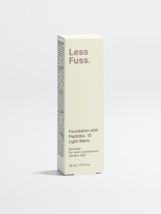 Foundation with Peptides, 10 Light Warm